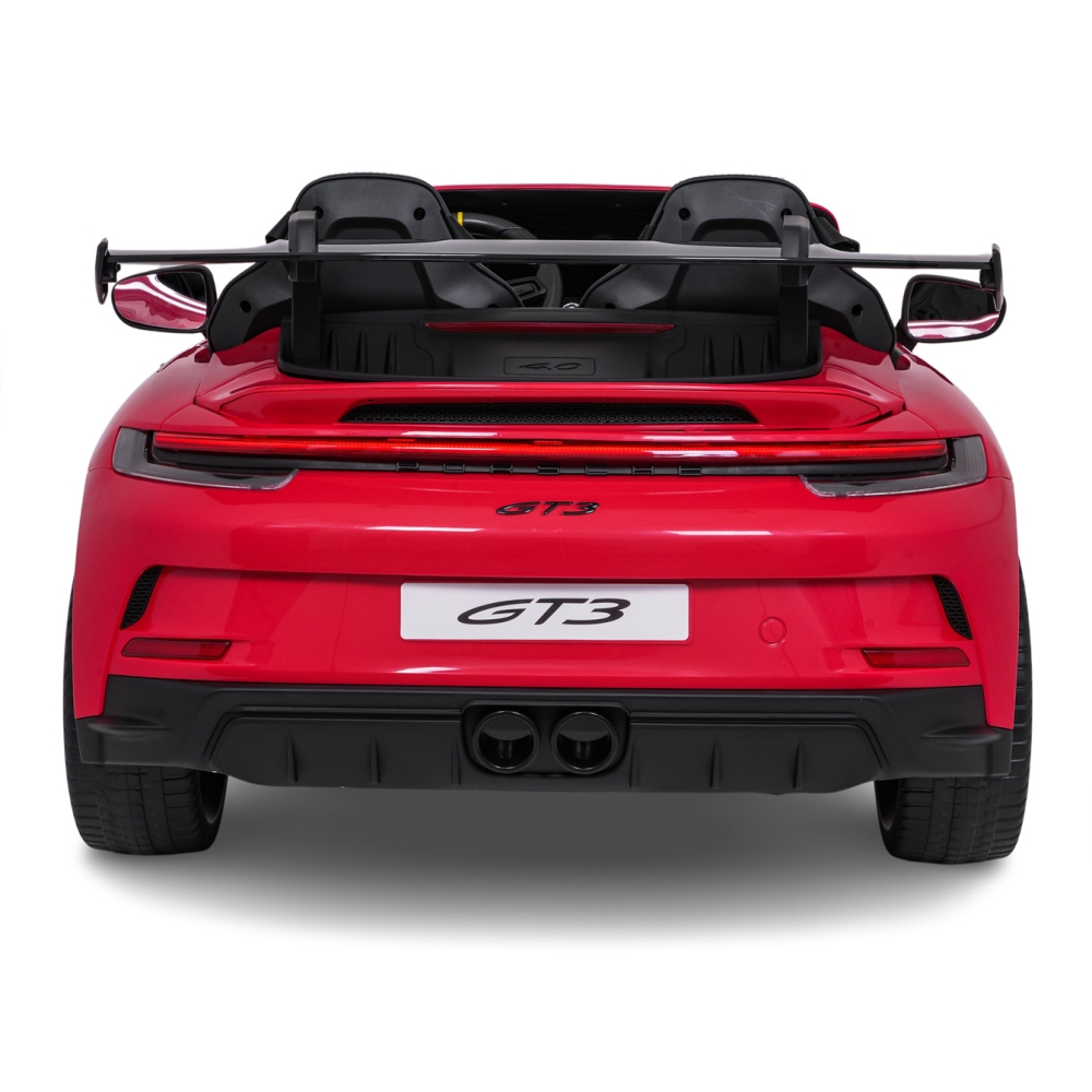 Dvivietis elektromobilis Porsche 911 GT3 STRONG MP4, Red-Elektromobiliai vaikams, Mašinos-e-vaikas
