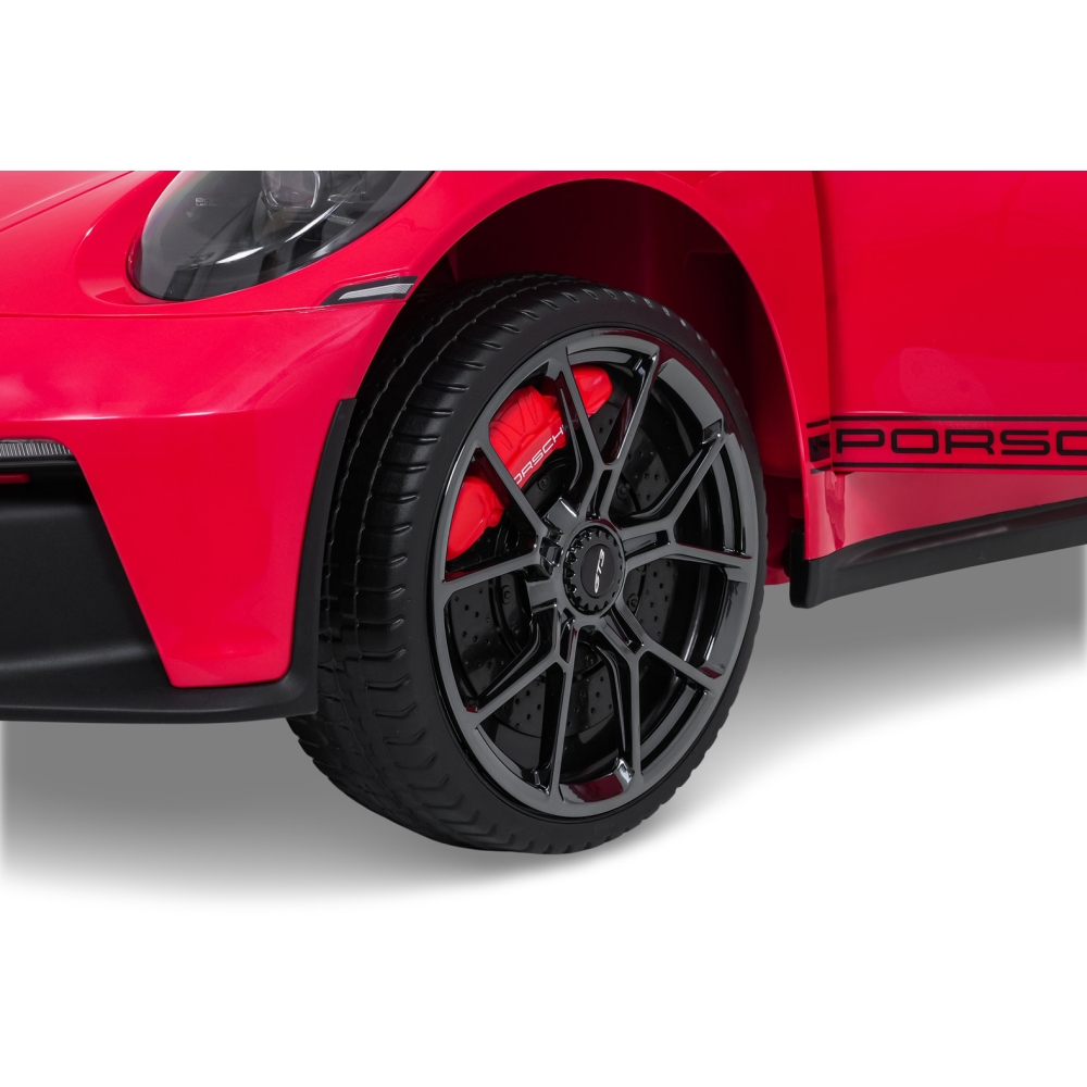 Dvivietis elektromobilis Porsche 911 GT3 STRONG MP4, Red-Elektromobiliai vaikams, Mašinos-e-vaikas