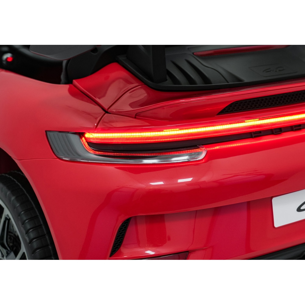 Dvivietis elektromobilis Porsche 911 GT3 STRONG MP4, Red-Elektromobiliai vaikams, Mašinos-e-vaikas
