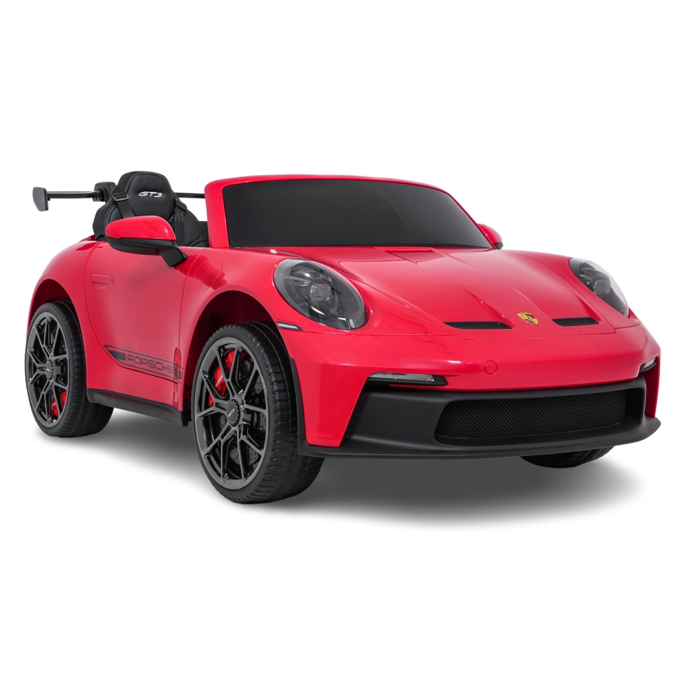 Dvivietis elektromobilis Porsche 911 GT3 STRONG MP4, Red-Elektromobiliai vaikams, Mašinos-e-vaikas