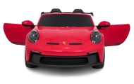 Dvivietis elektromobilis Porsche 911 GT3 STRONG MP4, Red-Elektromobiliai vaikams, Mašinos-e-vaikas