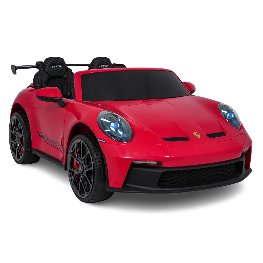 Dvivietis elektromobilis Porsche 911 GT3 STRONG MP4, Red-Elektromobiliai vaikams, Mašinos-e-vaikas