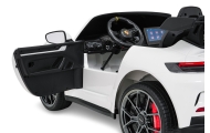 Dvivietis elektromobilis Porsche 911 GT3 STRONG MP4, White-Elektromobiliai vaikams, Mašinos-e-vaikas