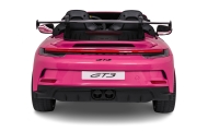 Dvivietis elektromobilis Porsche 911 GT3 STRONG MP4, Pink-Elektromobiliai vaikams, Mašinos-e-vaikas