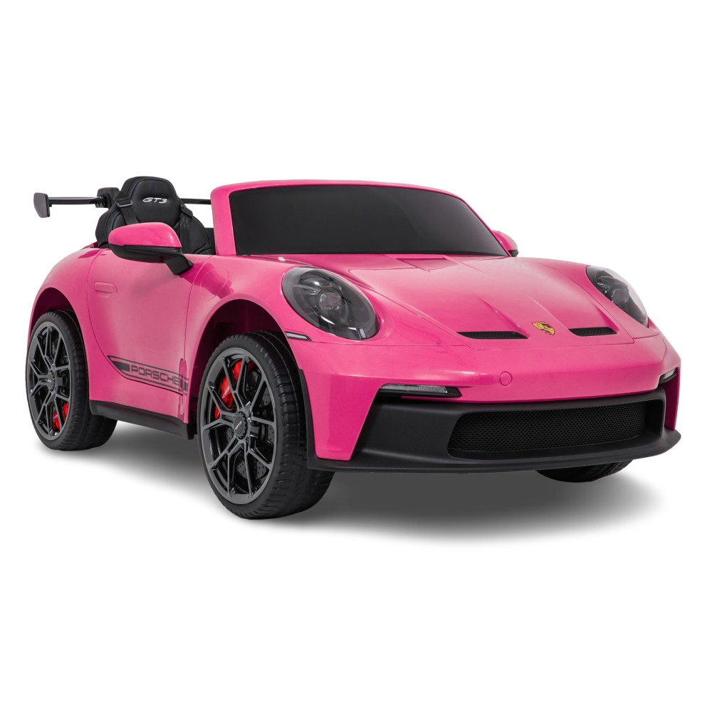 Dvivietis elektromobilis Porsche 911 GT3 STRONG MP4, Pink-Elektromobiliai vaikams, Mašinos-e-vaikas