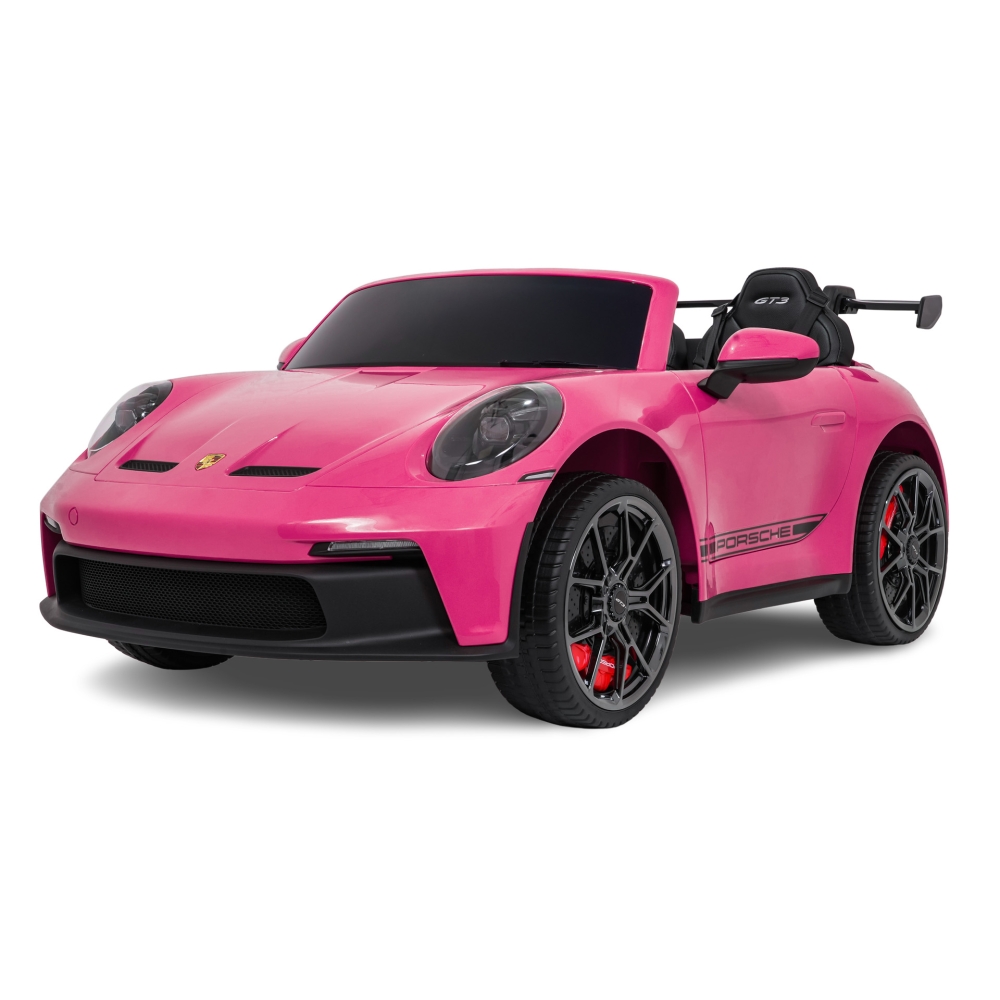 Dvivietis elektromobilis Porsche 911 GT3 STRONG MP4, Pink-Elektromobiliai vaikams, Mašinos-e-vaikas