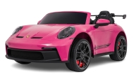 Dvivietis elektromobilis Porsche 911 GT3 STRONG MP4, Pink-Elektromobiliai vaikams, Mašinos-e-vaikas