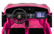Dvivietis elektromobilis Porsche 911 GT3 STRONG MP4, Pink-Elektromobiliai vaikams, Mašinos-e-vaikas