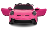 Dvivietis elektromobilis Porsche 911 GT3 STRONG MP4, Pink-Elektromobiliai vaikams, Mašinos-e-vaikas