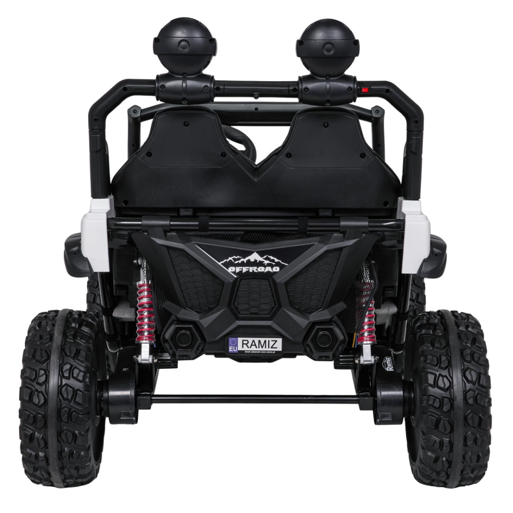 Elektromobilis PASSION 4x4, White-Elektromobiliai vaikams, Visureigiai-e-vaikas