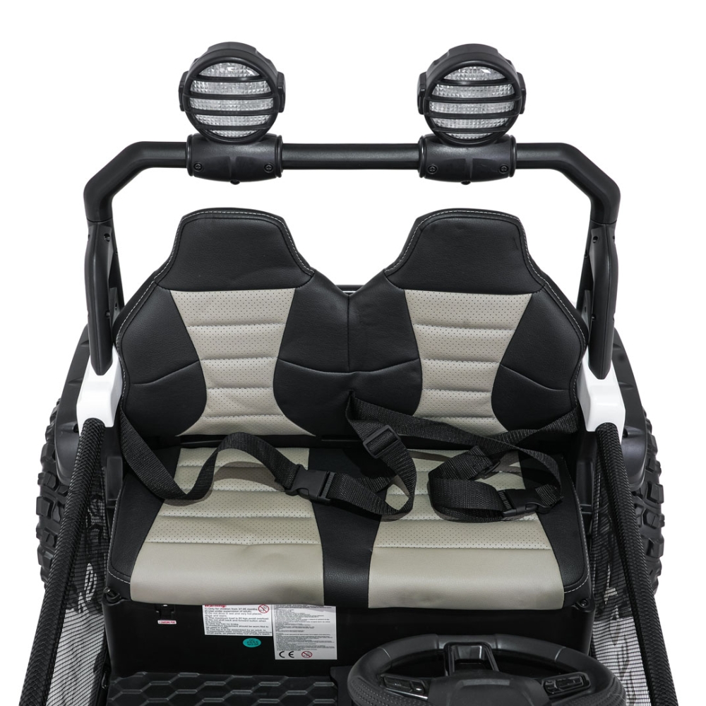Elektromobilis PASSION 4x4, White-Elektromobiliai vaikams, Visureigiai-e-vaikas