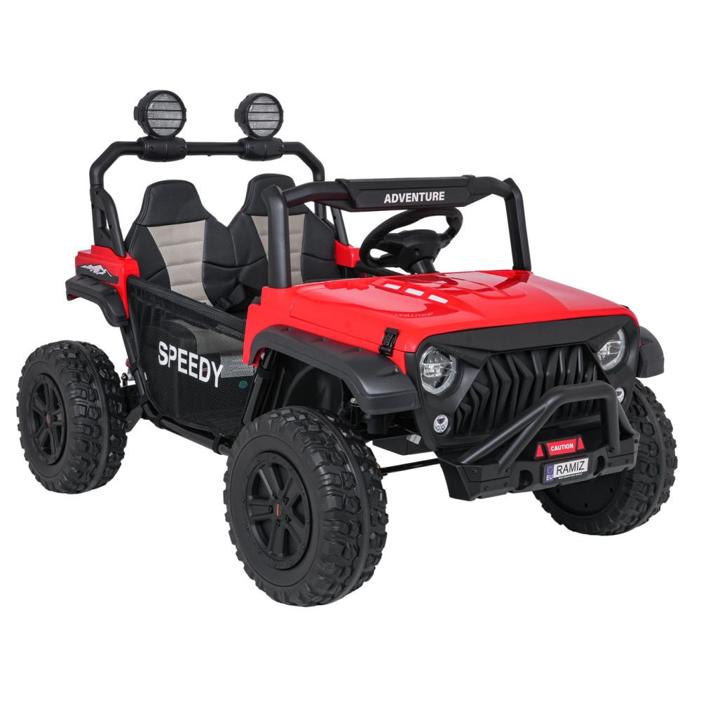 Elektromobilis PASSION 4x4, Red-Elektromobiliai vaikams, Visureigiai-e-vaikas