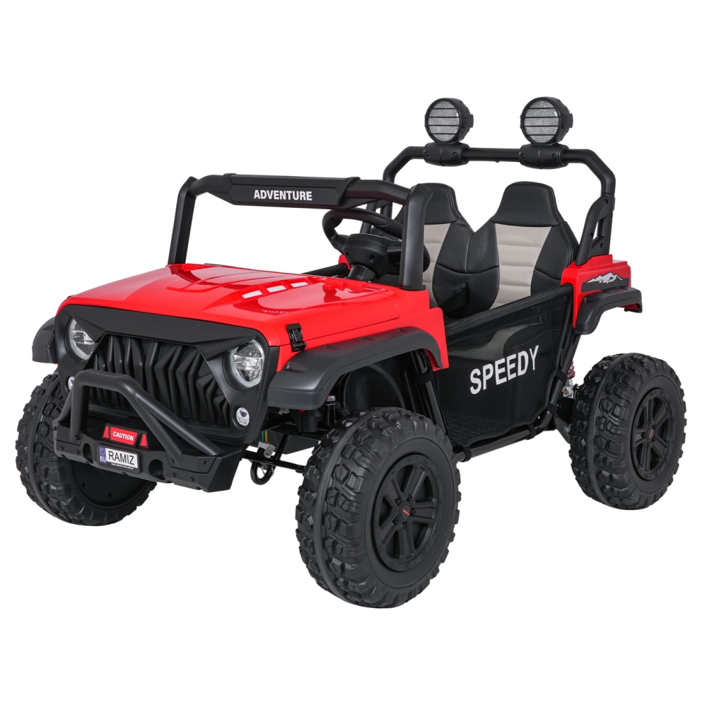 Elektromobilis PASSION 4x4, Red-Elektromobiliai vaikams, Visureigiai-e-vaikas