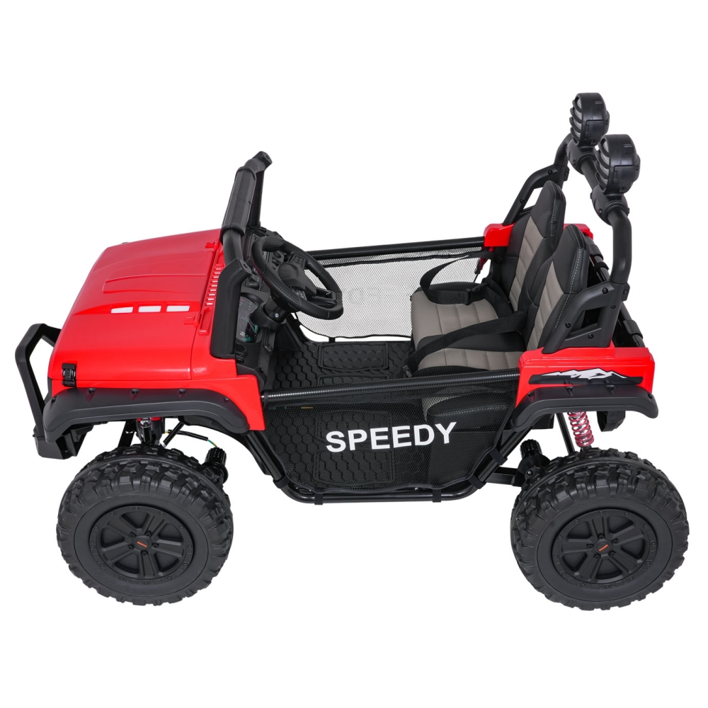 Elektromobilis PASSION 4x4, Red-Elektromobiliai vaikams, Visureigiai-e-vaikas