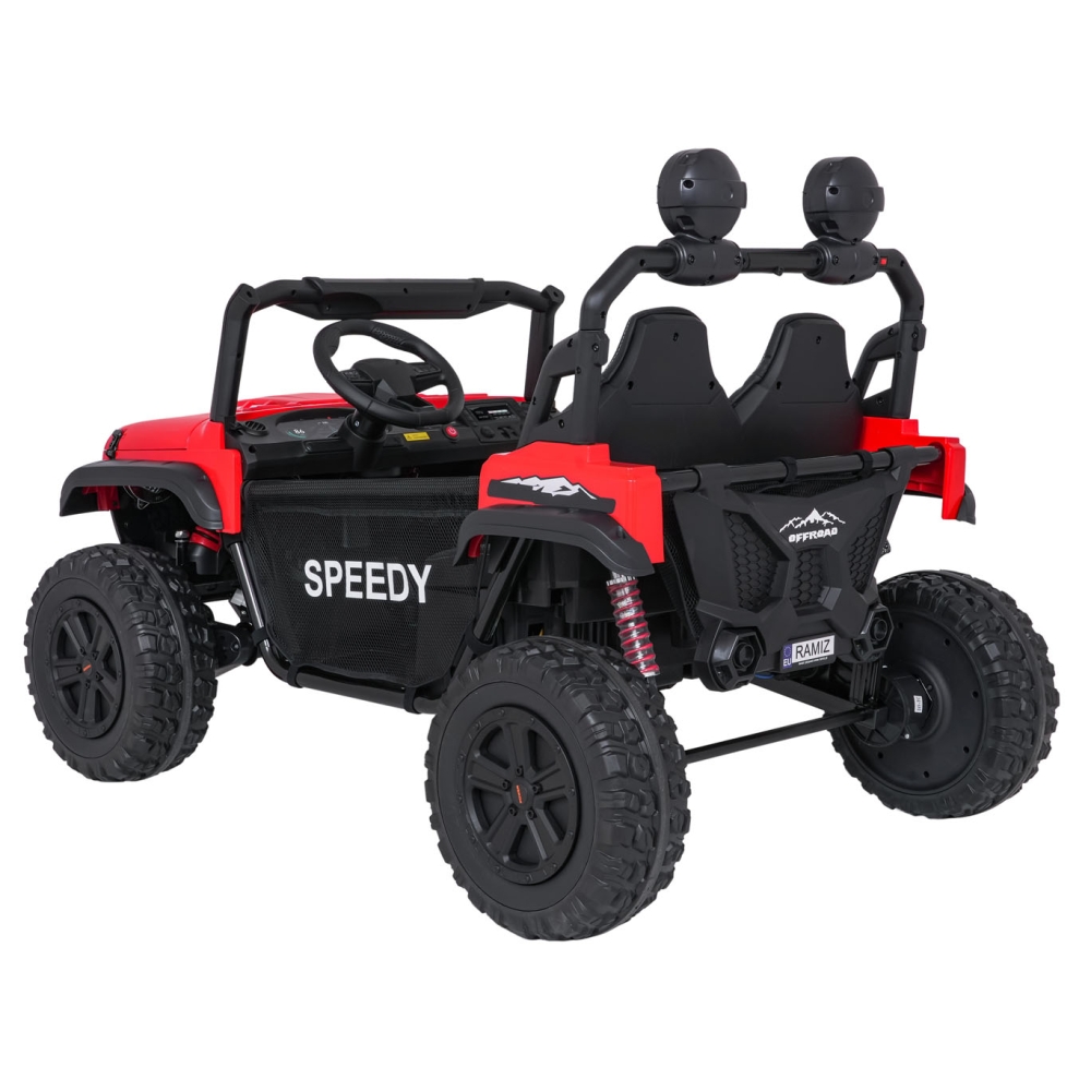 Elektromobilis PASSION 4x4, Red-Elektromobiliai vaikams, Visureigiai-e-vaikas