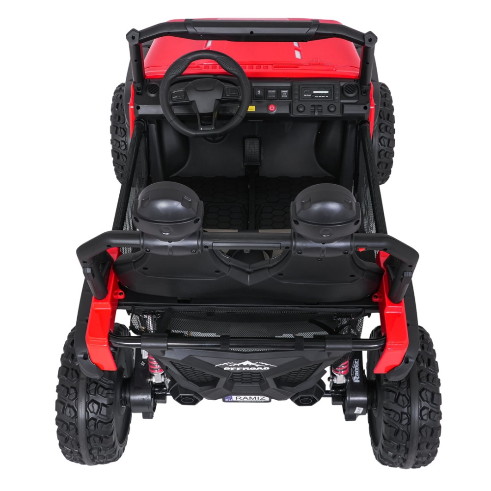 Elektromobilis PASSION 4x4, Red-Elektromobiliai vaikams, Visureigiai-e-vaikas