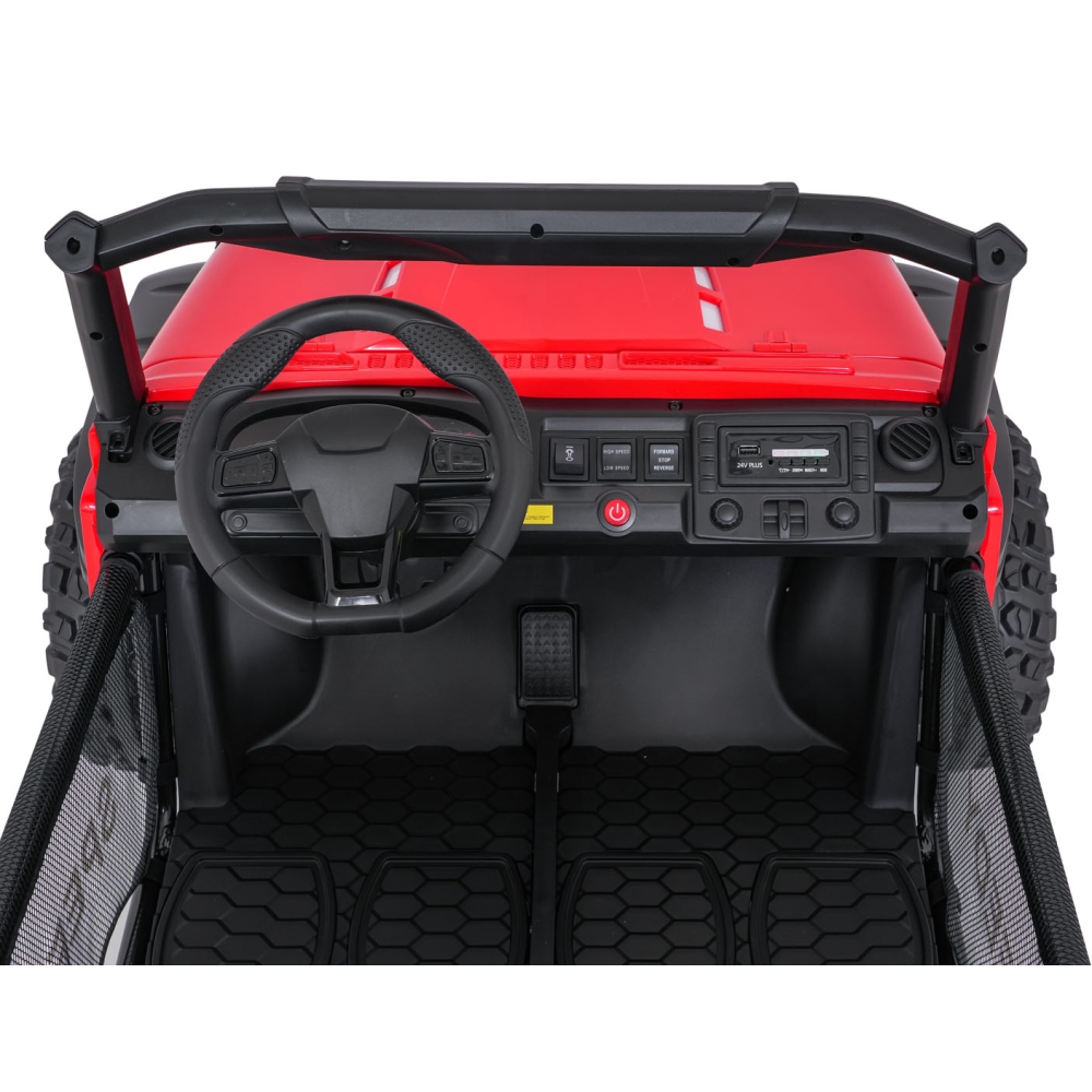 Elektromobilis PASSION 4x4, Red-Elektromobiliai vaikams, Visureigiai-e-vaikas