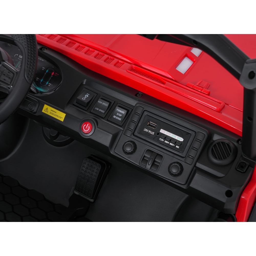 Elektromobilis PASSION 4x4, Red-Elektromobiliai vaikams, Visureigiai-e-vaikas