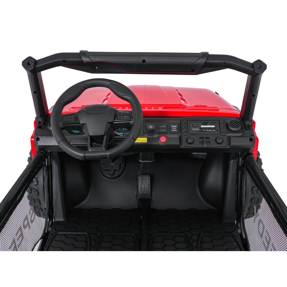 Elektromobilis PASSION 4x4, Red-Elektromobiliai vaikams, Visureigiai-e-vaikas