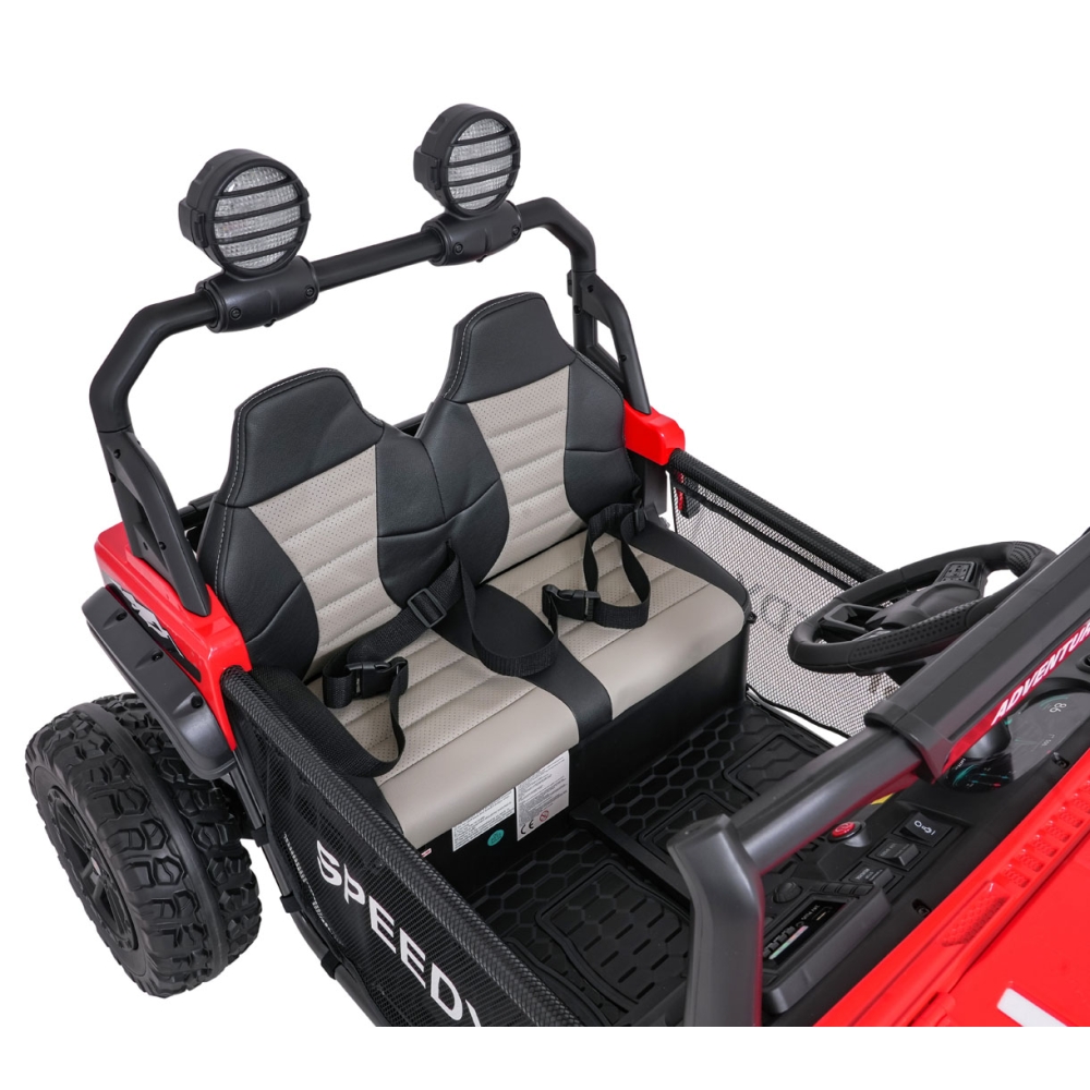 Elektromobilis PASSION 4x4, Red-Elektromobiliai vaikams, Visureigiai-e-vaikas