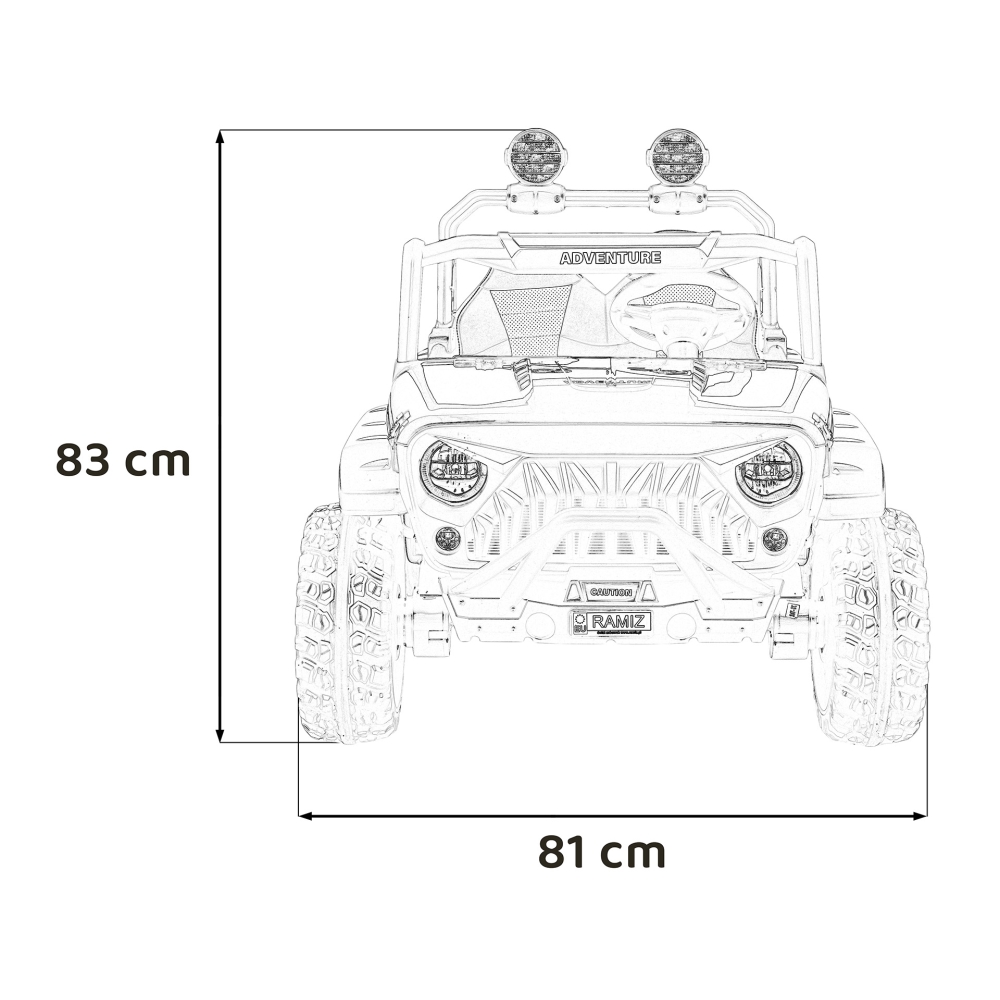 Elektromobilis PASSION 4x4, Red-Elektromobiliai vaikams, Visureigiai-e-vaikas