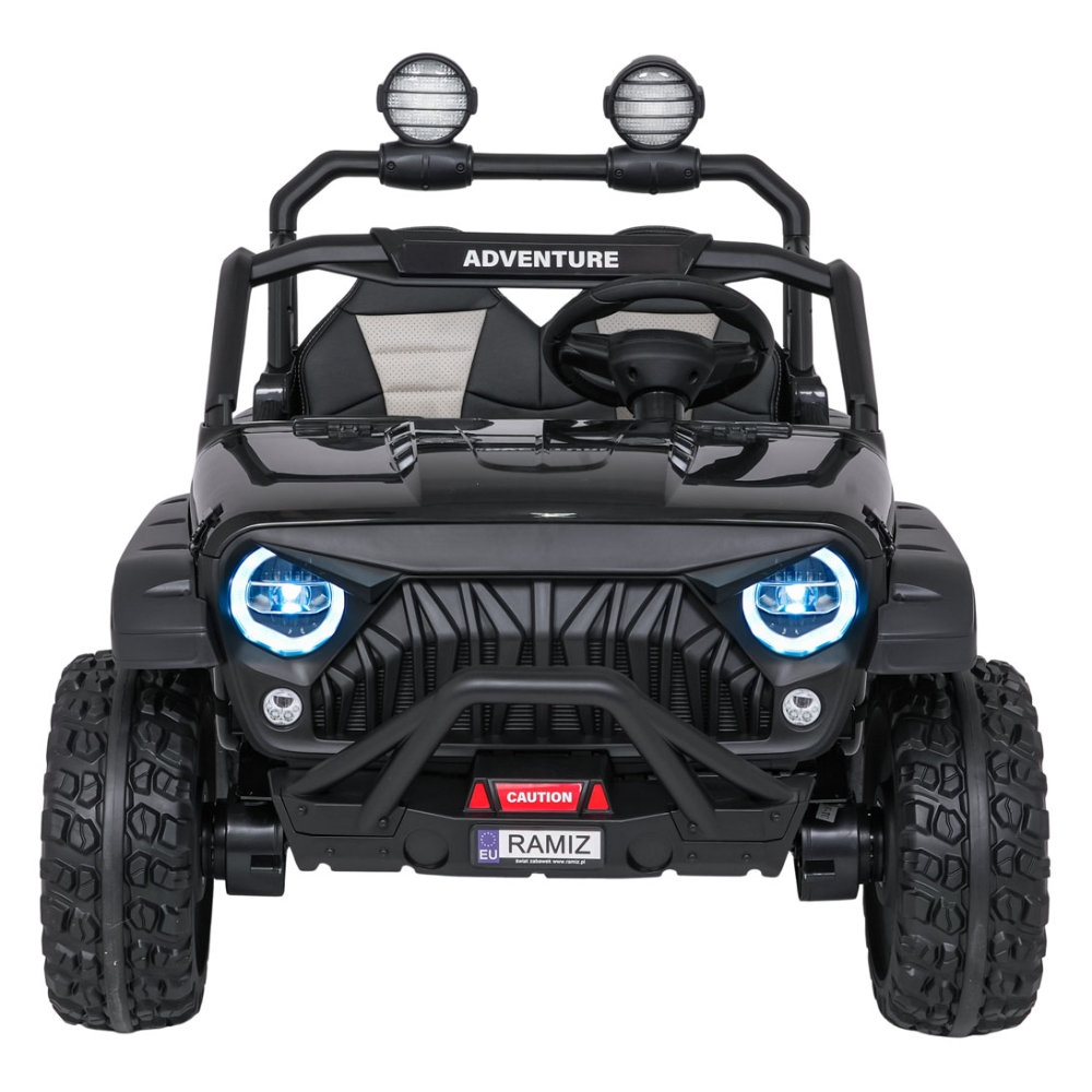 Elektromobilis PASSION 4x4, Black-Elektromobiliai vaikams, Visureigiai-e-vaikas