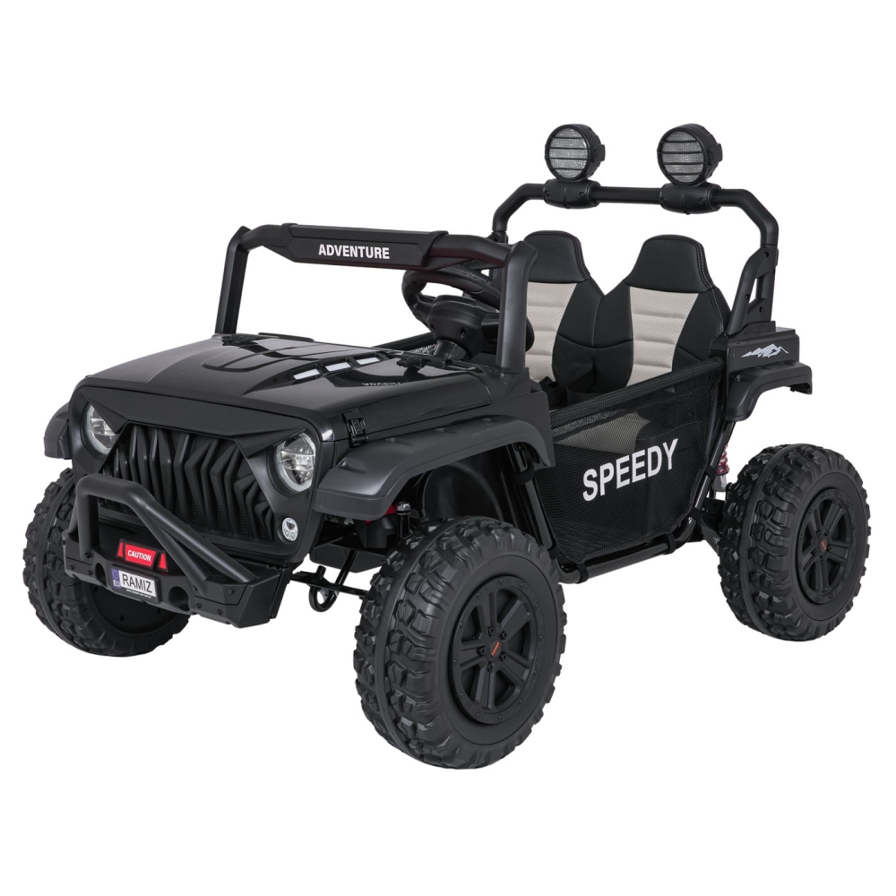 Elektromobilis PASSION 4x4, Black-Elektromobiliai vaikams, Visureigiai-e-vaikas