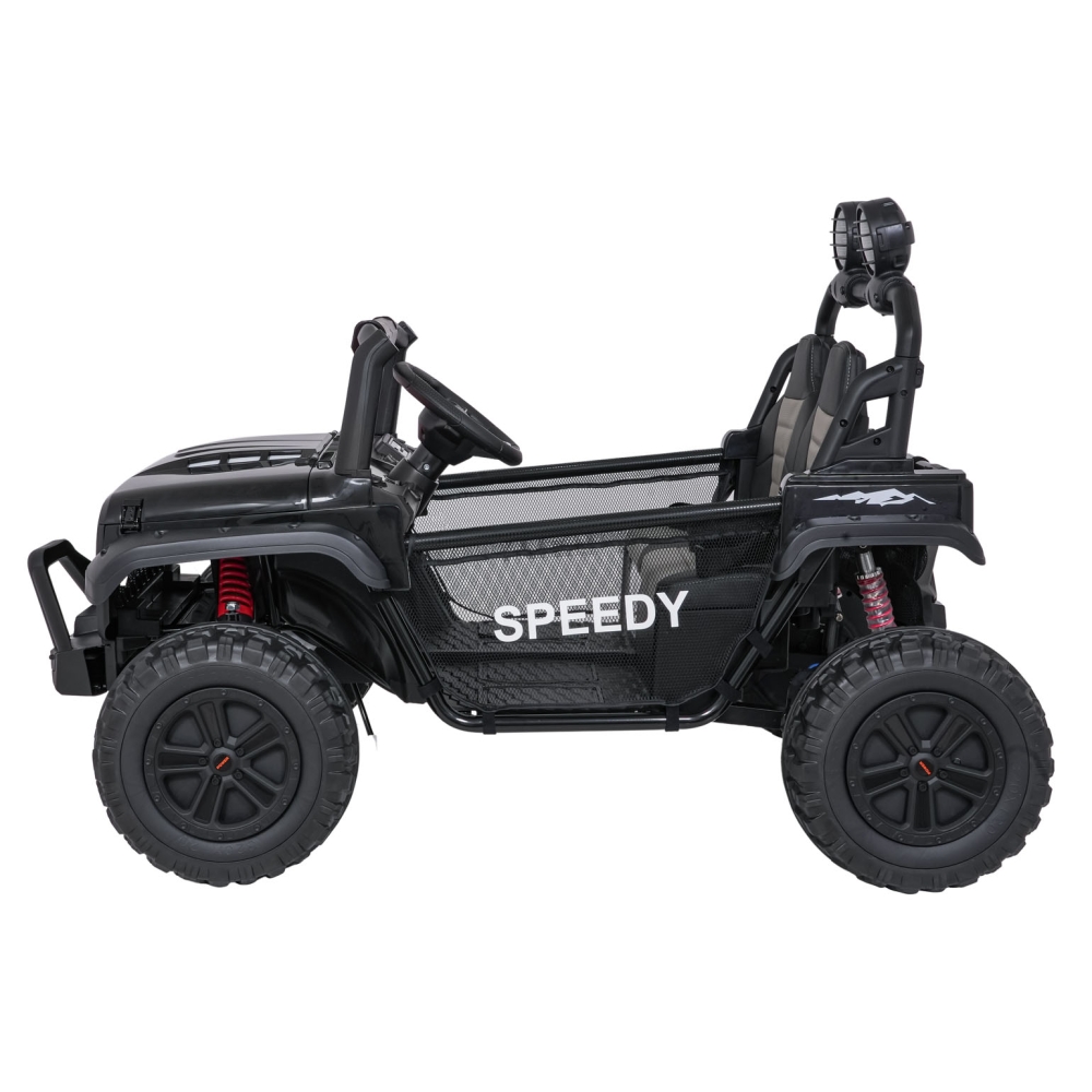 Elektromobilis PASSION 4x4, Black-Elektromobiliai vaikams, Visureigiai-e-vaikas