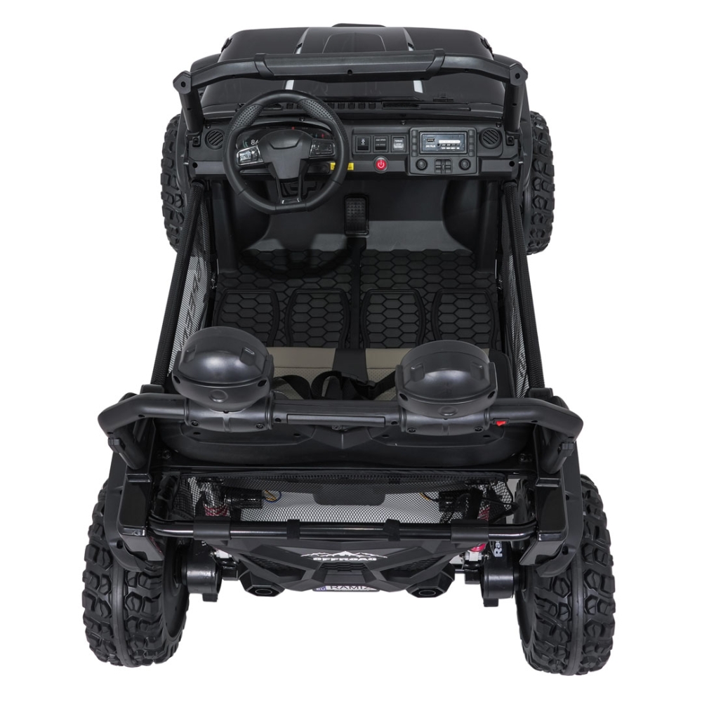 Elektromobilis PASSION 4x4, Black-Elektromobiliai vaikams, Visureigiai-e-vaikas