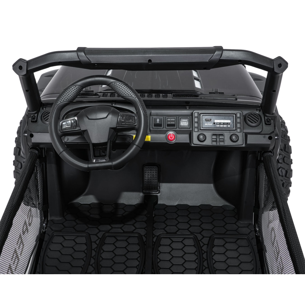 Elektromobilis PASSION 4x4, Black-Elektromobiliai vaikams, Visureigiai-e-vaikas