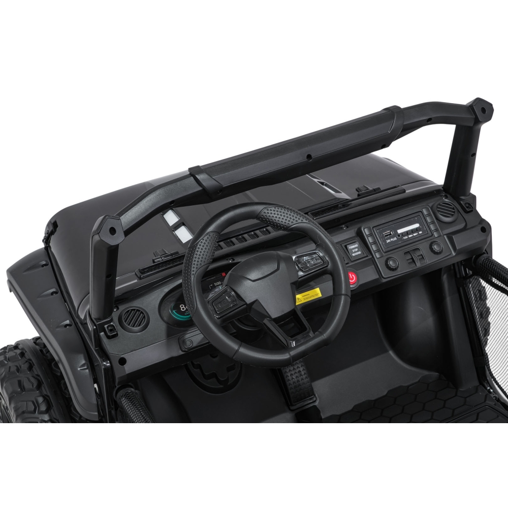 Elektromobilis PASSION 4x4, Black-Elektromobiliai vaikams, Visureigiai-e-vaikas