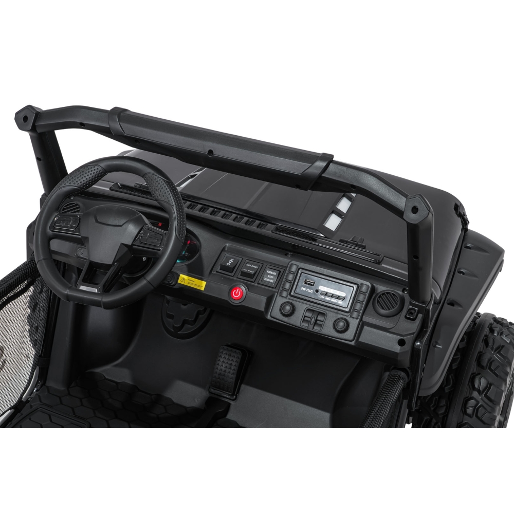 Elektromobilis PASSION 4x4, Black-Elektromobiliai vaikams, Visureigiai-e-vaikas