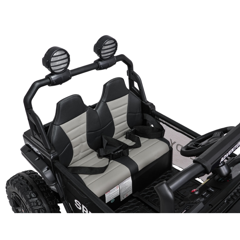Elektromobilis PASSION 4x4, Black-Elektromobiliai vaikams, Visureigiai-e-vaikas