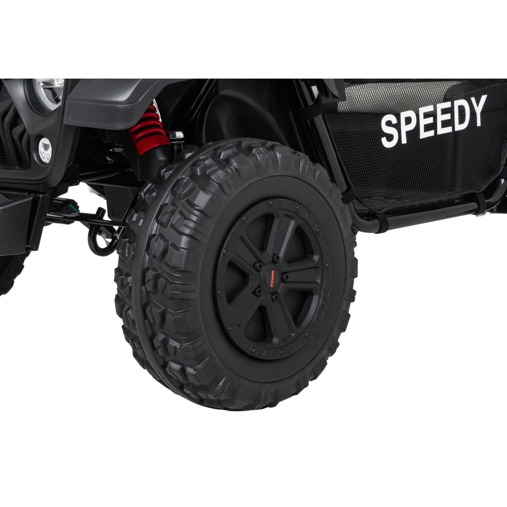 Elektromobilis PASSION 4x4, Black-Elektromobiliai vaikams, Visureigiai-e-vaikas
