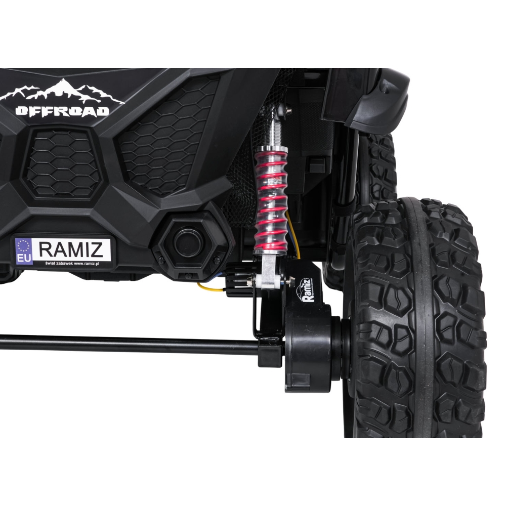 Elektromobilis PASSION 4x4, Black-Elektromobiliai vaikams, Visureigiai-e-vaikas