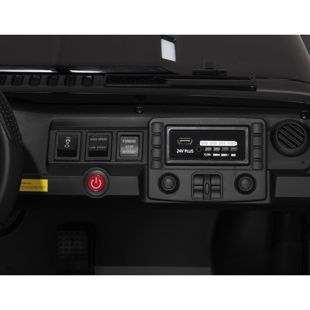 Elektromobilis PASSION 4x4, Black-Elektromobiliai vaikams, Visureigiai-e-vaikas