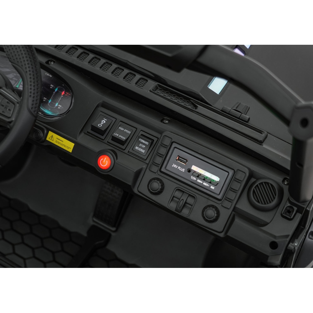 Elektromobilis PASSION 4x4, Black-Elektromobiliai vaikams, Visureigiai-e-vaikas