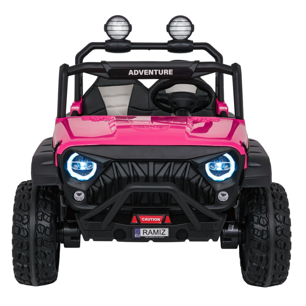 Elektromobilis PASSION 4x4, Pink-Elektromobiliai vaikams, Visureigiai-e-vaikas