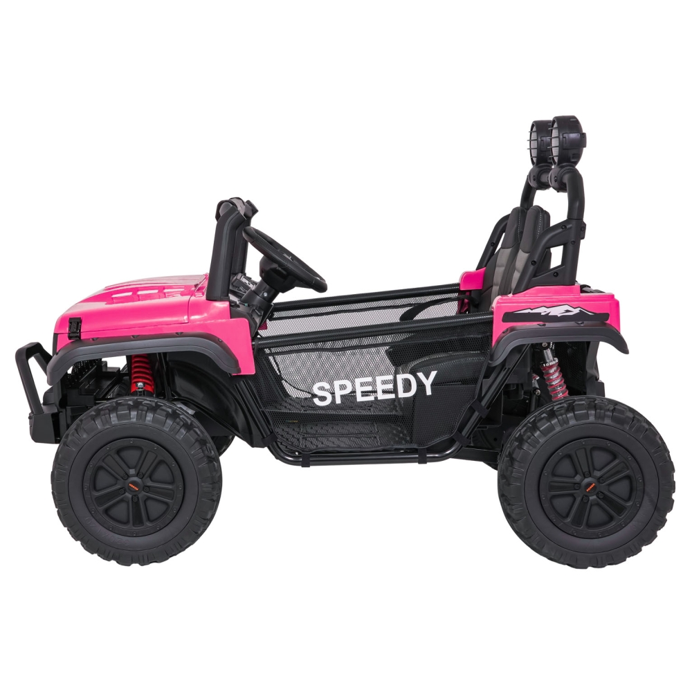 Elektromobilis PASSION 4x4, Pink-Elektromobiliai vaikams, Visureigiai-e-vaikas
