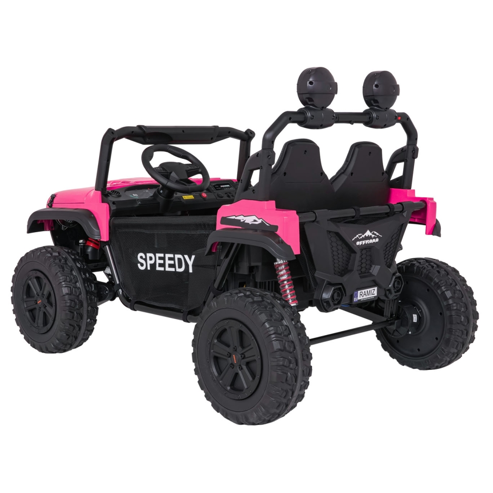 Elektromobilis PASSION 4x4, Pink-Elektromobiliai vaikams, Visureigiai-e-vaikas