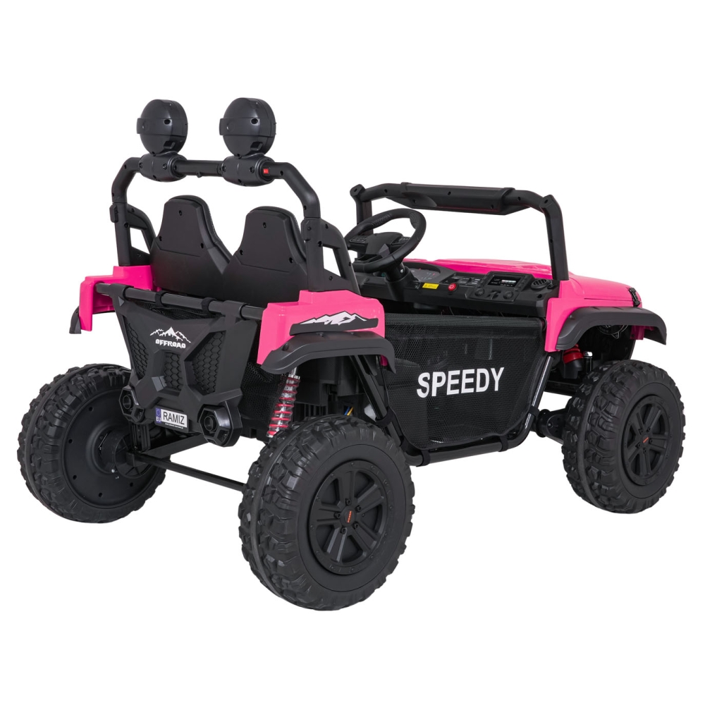 Elektromobilis PASSION 4x4, Pink-Elektromobiliai vaikams, Visureigiai-e-vaikas