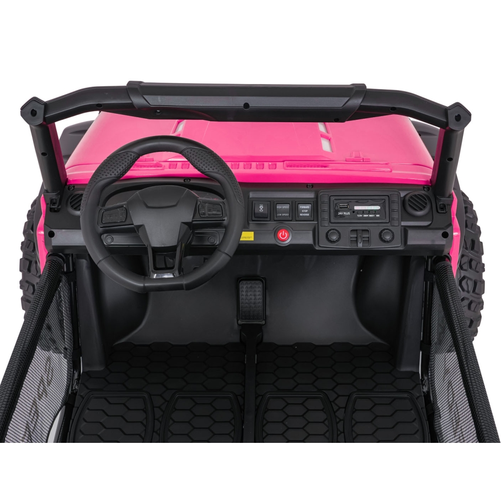 Elektromobilis PASSION 4x4, Pink-Elektromobiliai vaikams, Visureigiai-e-vaikas