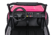 Elektromobilis PASSION 4x4, Pink-Elektromobiliai vaikams, Visureigiai-e-vaikas