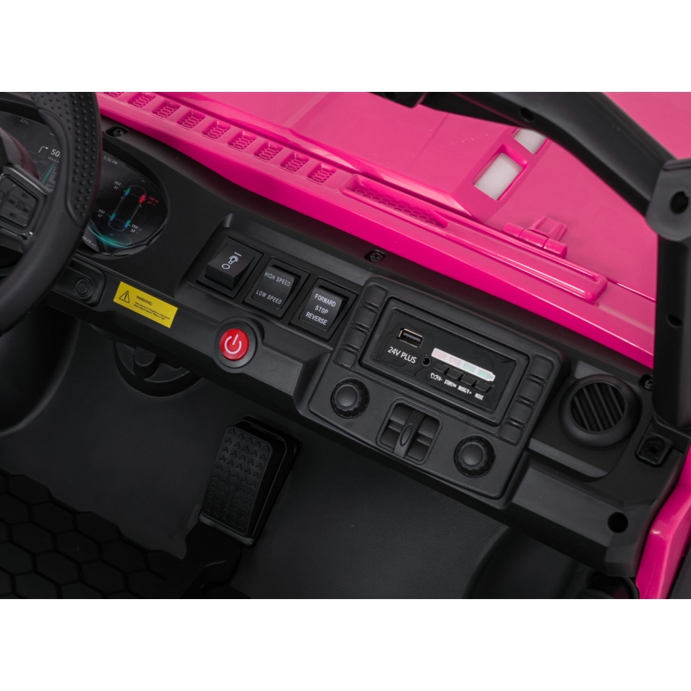 Elektromobilis PASSION 4x4, Pink-Elektromobiliai vaikams, Visureigiai-e-vaikas