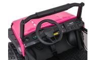 Elektromobilis PASSION 4x4, Pink-Elektromobiliai vaikams, Visureigiai-e-vaikas