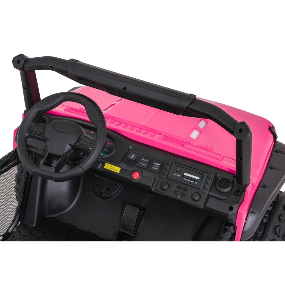 Elektromobilis PASSION 4x4, Pink-Elektromobiliai vaikams, Visureigiai-e-vaikas