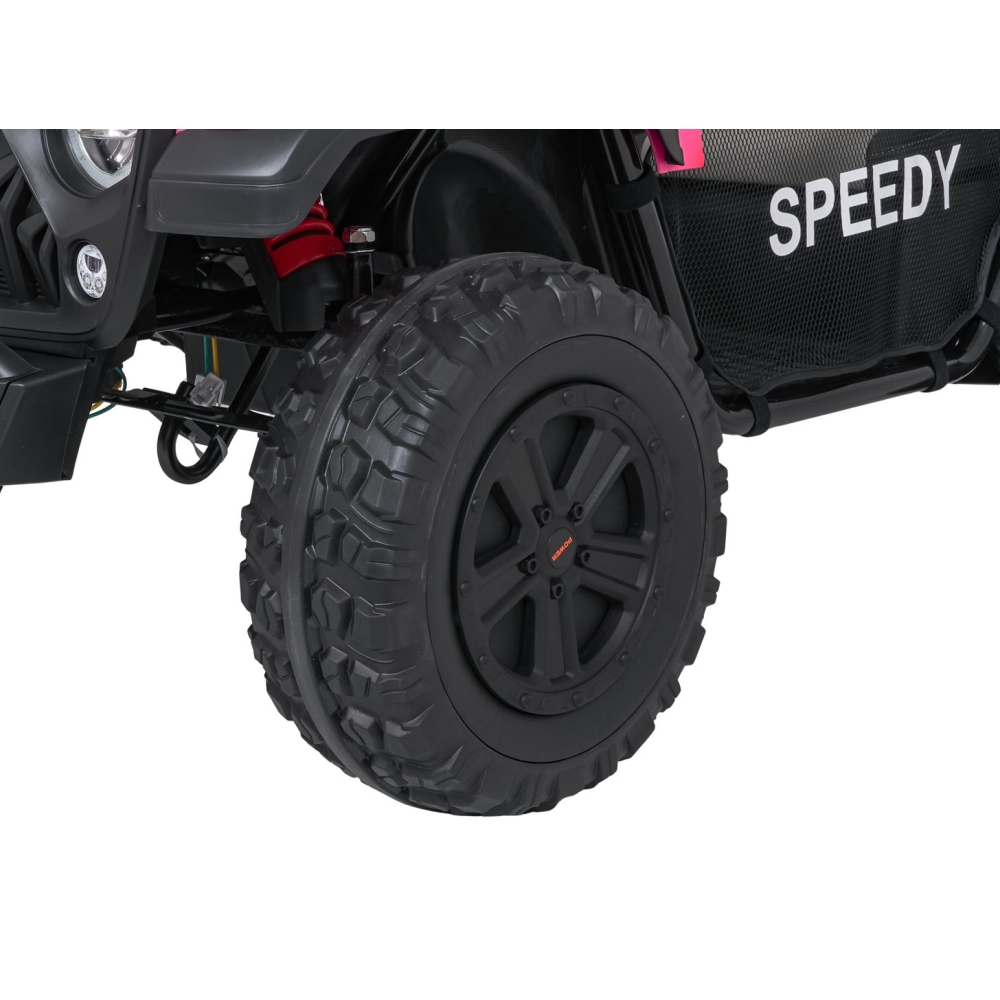Elektromobilis PASSION 4x4, Pink-Elektromobiliai vaikams, Visureigiai-e-vaikas