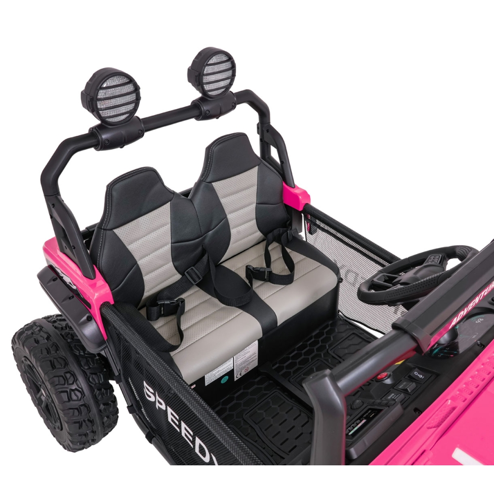 Elektromobilis PASSION 4x4, Pink-Elektromobiliai vaikams, Visureigiai-e-vaikas