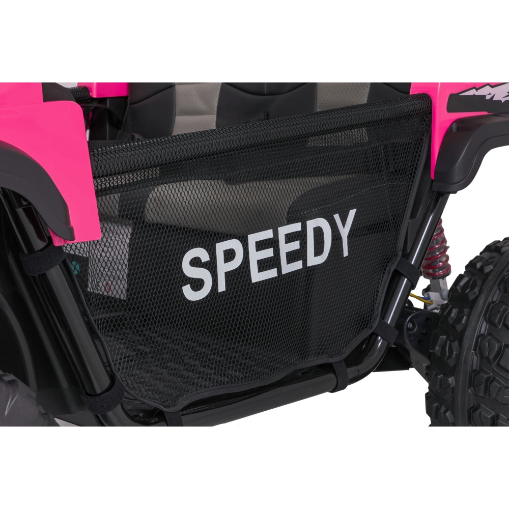 Elektromobilis PASSION 4x4, Pink-Elektromobiliai vaikams, Visureigiai-e-vaikas