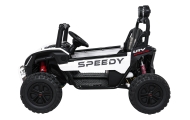 Elektrinis Buggy SPEEDY 4x4, White-Elektromobiliai vaikams, Keturračiai ir bagiai-e-vaikas